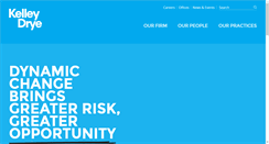 Desktop Screenshot of kelleydrye.com